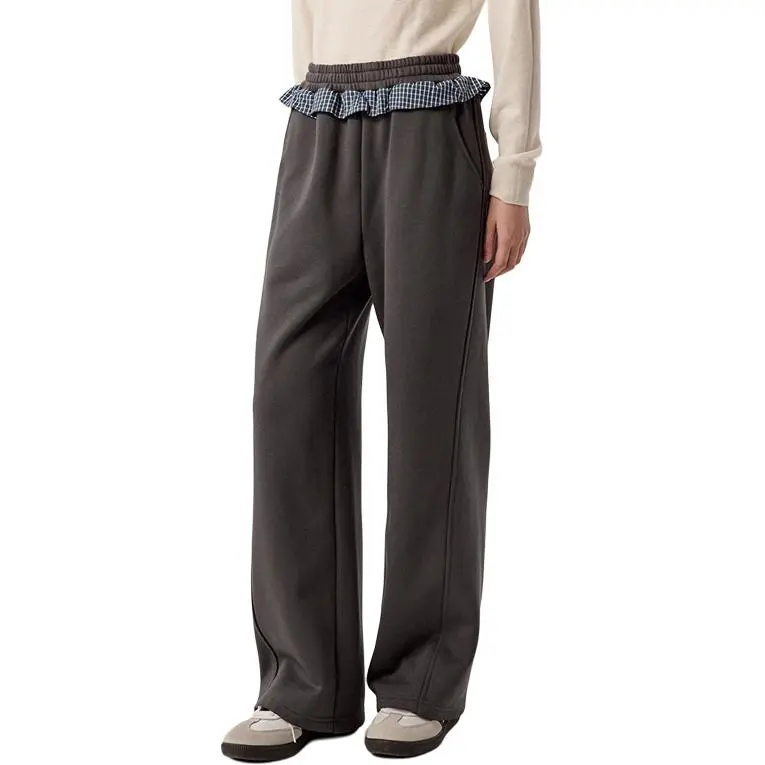 Omont Casual Pants Women's Black Gray-2