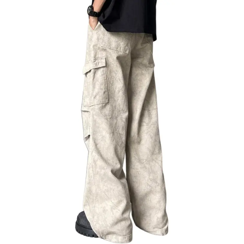 WELTER EXPERIMENT Casual Pants Unisex Apricot-1