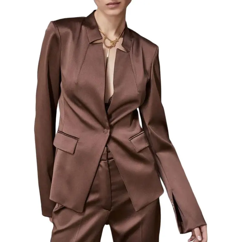 Patrizia Pepe Satin Jacket-1