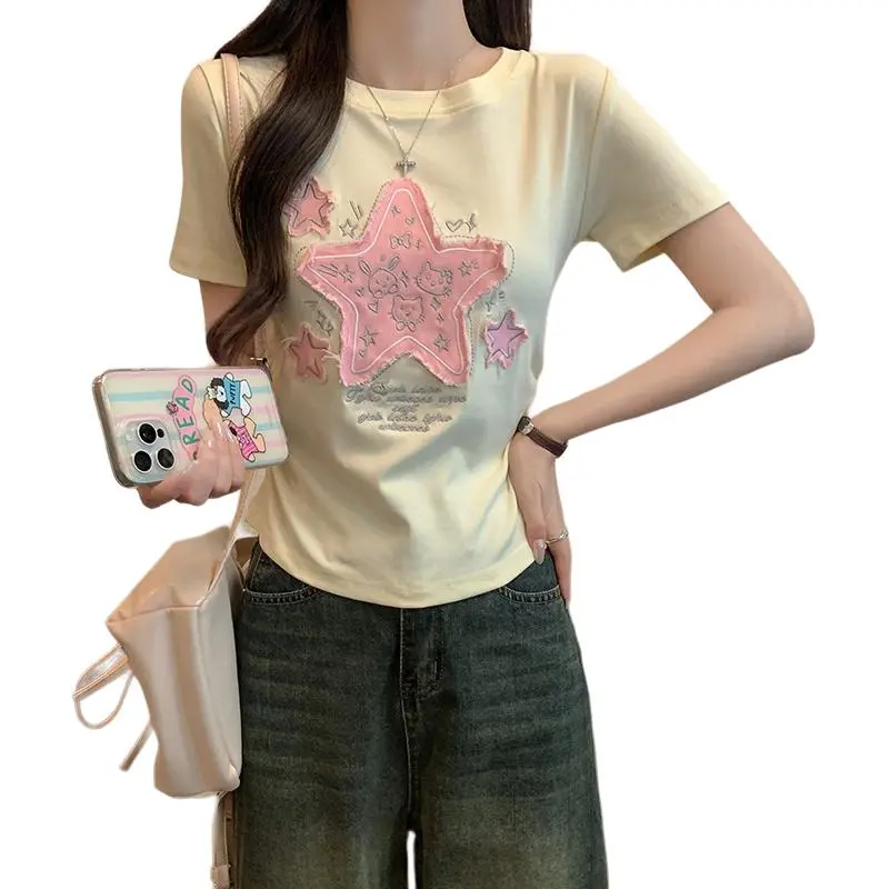Mu Xiao Xin Set in Sleeve T Shirt Women's-6