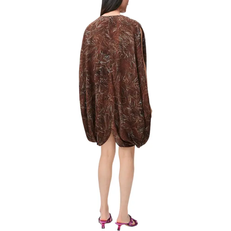LOEWE Paula's Ibiza Sleeveless Dress Women's Brown-2