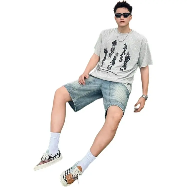 CORNILOT Denim Shorts Unisex Blue-2
