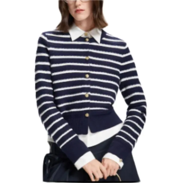 KARL LAGERFELD SS25 Knitwear Women's Black White-4