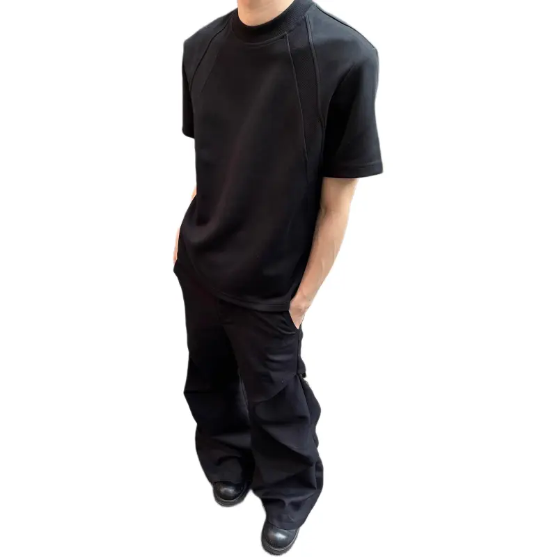 KVIV T Shirts Men Black -4