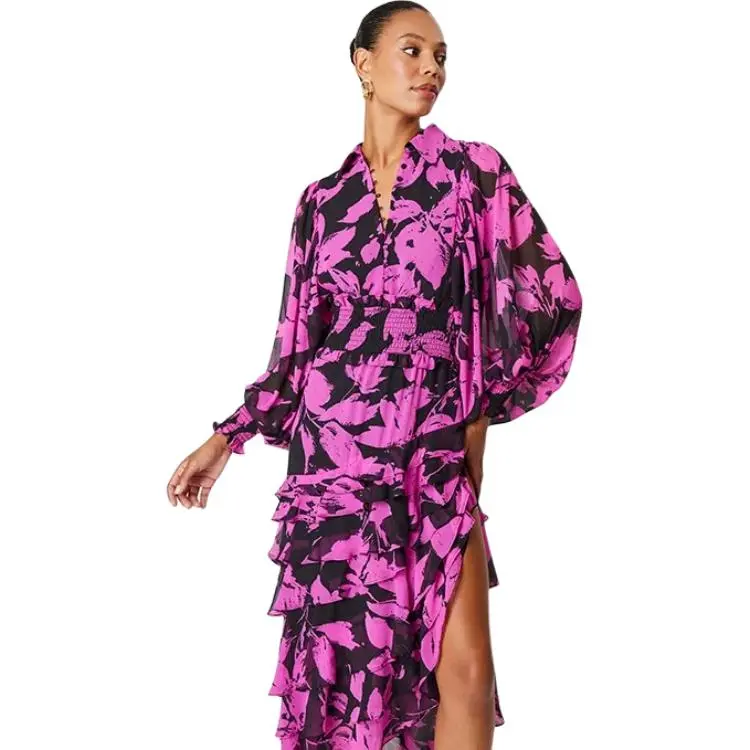 ELLIATTCOLLECTIVE Long Sleeved Dresses Women's Multicolor-1