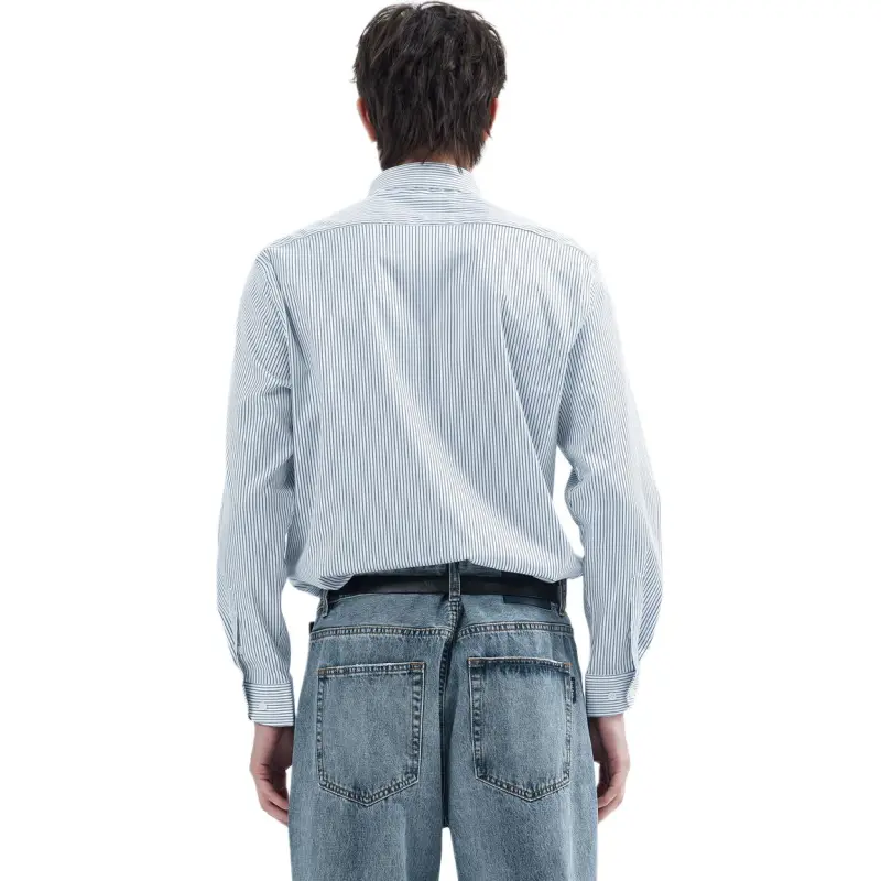 WILD LEADER Shirts Men Blue[, Consider 1 Size Up][W4158538]-1