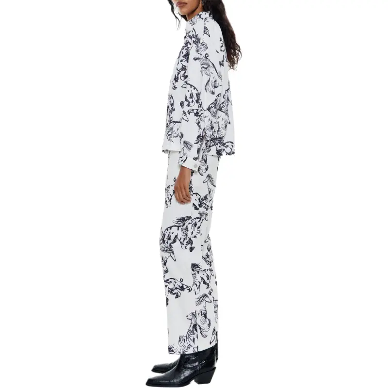 Bimba Y Lola Greyhound Corduroy Trousers-3
