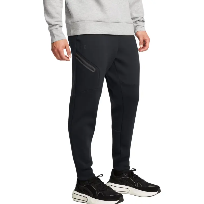 Under Armour Unstoppable FW24 Fleece Joggers Knitted Sweatpants Men's Black-4