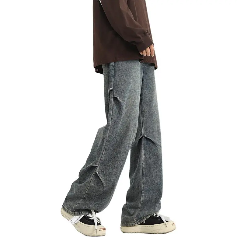 PAINT STAIN Jeans Unisex Dark Purple-73