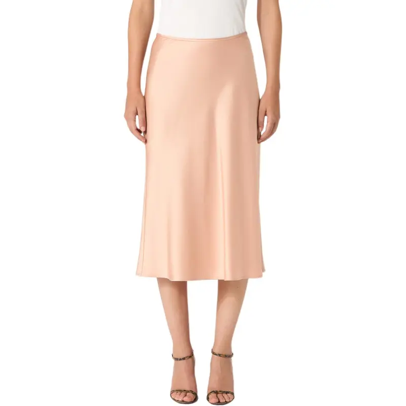 Blumarine Satin Midi Skirt-2