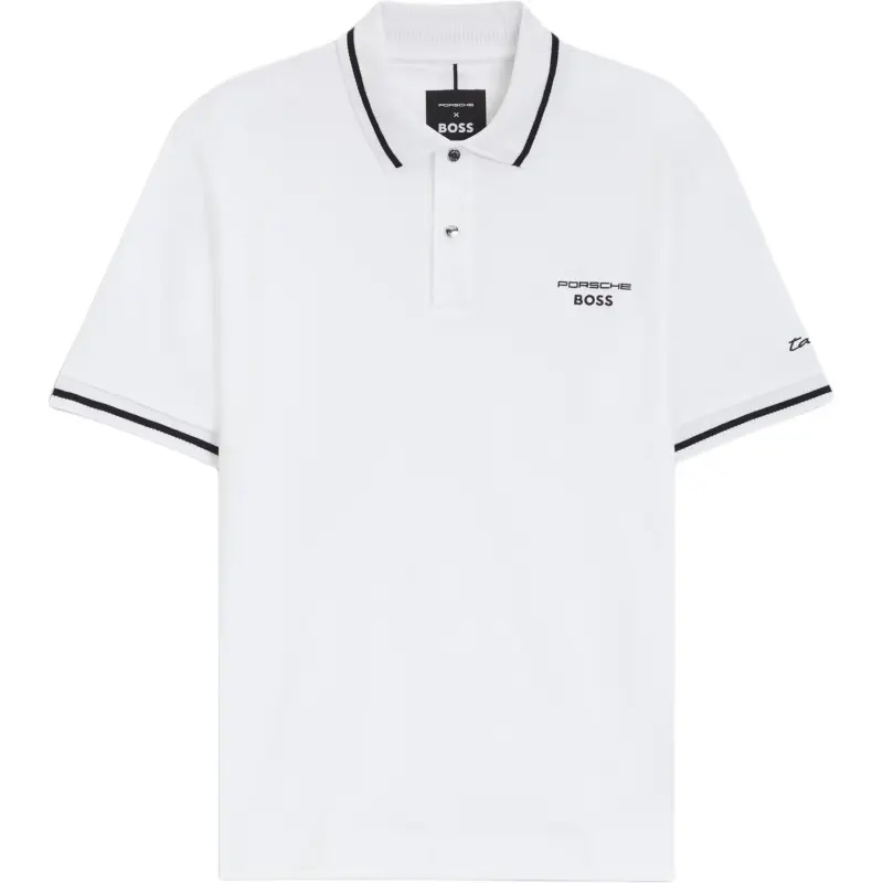 HUGO BOSS x Porsche Polo Shirt Men's White-3
