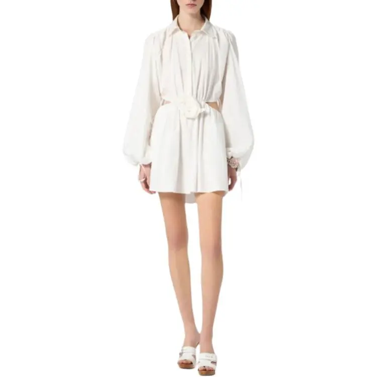 Blumarine Long Sleeved Dresses Women's White-1