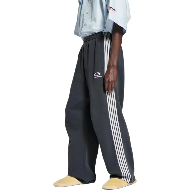 Balenciaga Knitted Sweatpants Loose Fit Men's Marine Blue-2