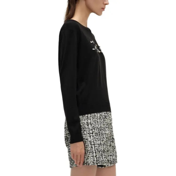 KARL LAGERFELD SS24 Sweater Women's Black-3