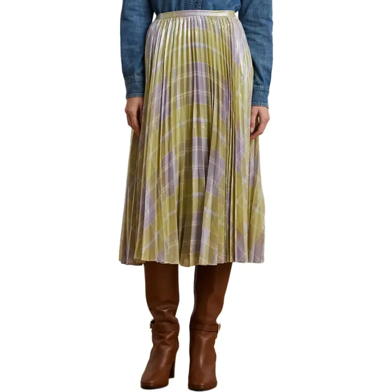 Polo Ralph Lauren Casual Long Skirts Women's Green-2