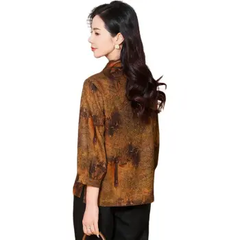 Yi Mengyuan Silk Shirt Women's Image Color