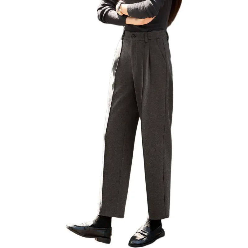 Mo Han Yi Mei Casual Pants Women's Medium Gray-5