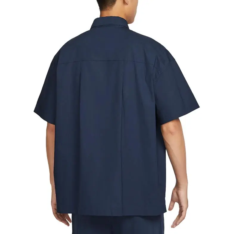 Nike Club Shirt Men's Obsidian Color-1