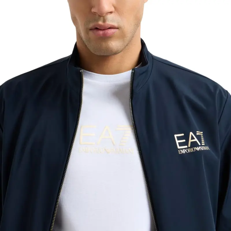 EMPORIO ARMANI Fitted Loungewear T shirt In Soft Modal-4