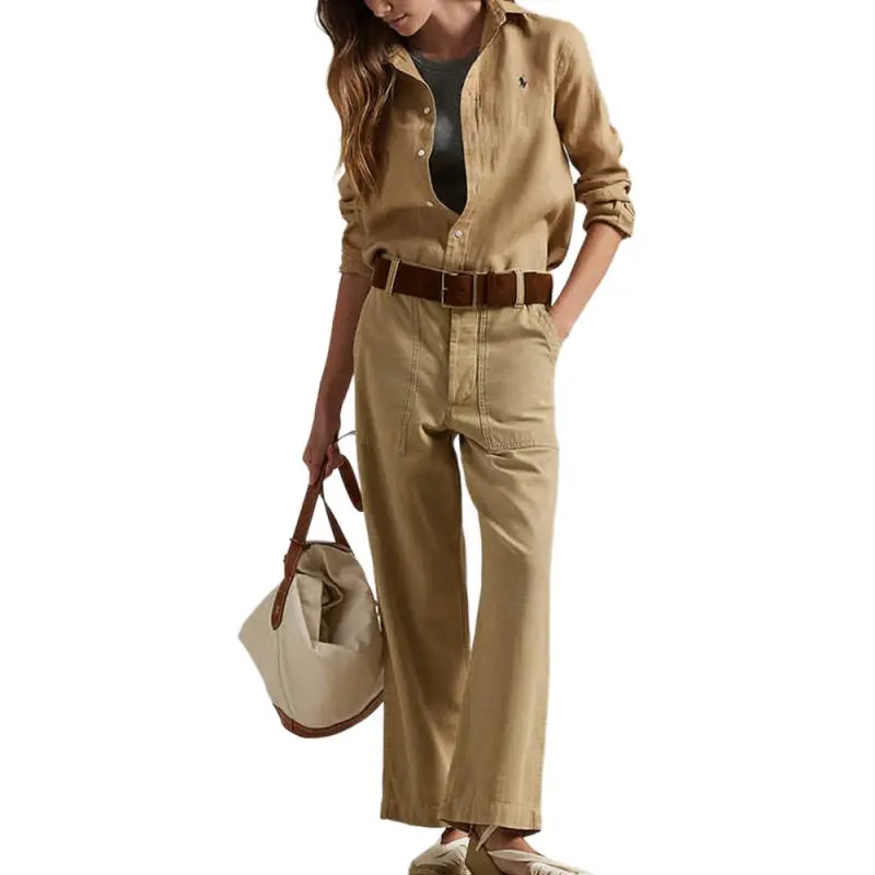 Polo Ralph Lauren FW24 Shirt Women's Brown-2