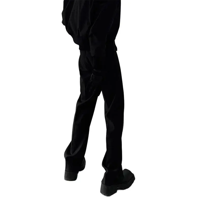 DARK HORSE Casual Pants Unisex Ivory Black-1