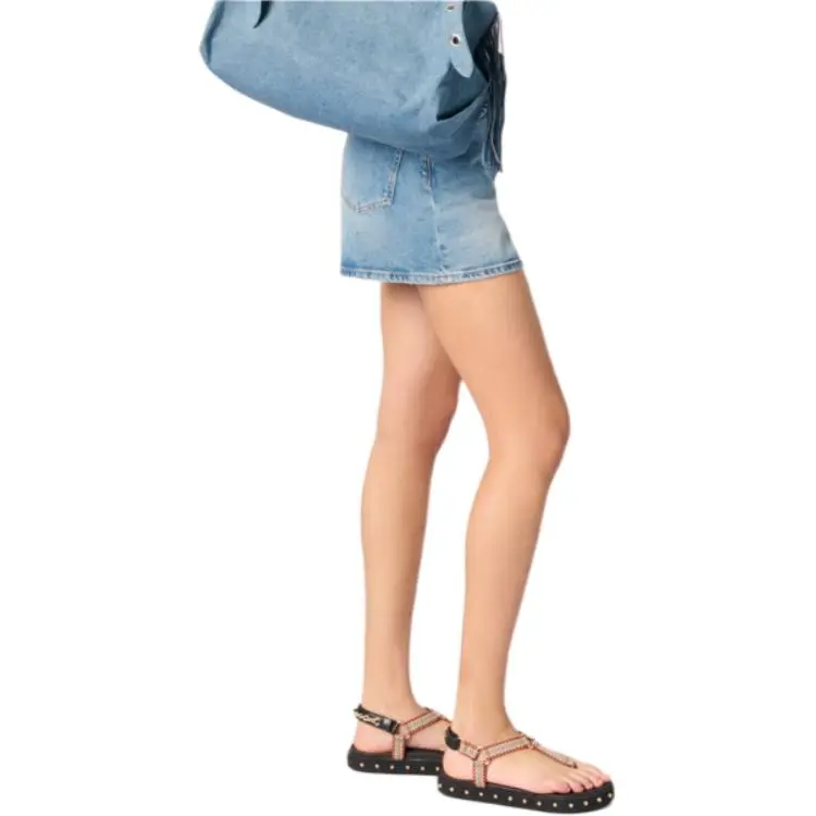 Maje Denim Shorts-3