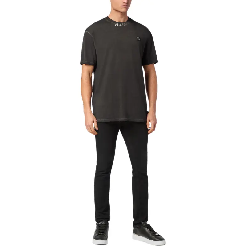 PHILIPP PLEIN Basic Old Dye T shirt-3