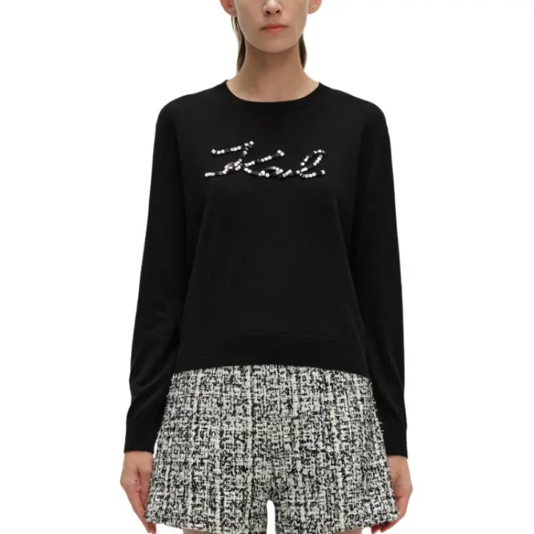 KARL LAGERFELD SS24 Sweater Women's Black-1