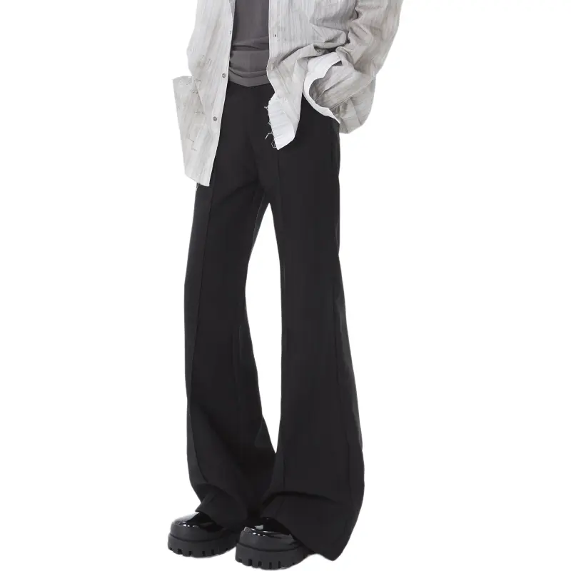 YOFVV Casual Pants Unisex Black-1