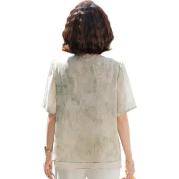 PIERRE CARDIN Chiffon Shirt Women's Green