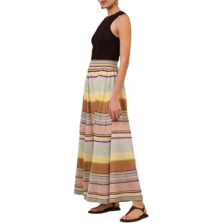 Zimmermann SS25 Casual Long Skirt Women's Multicolor-5