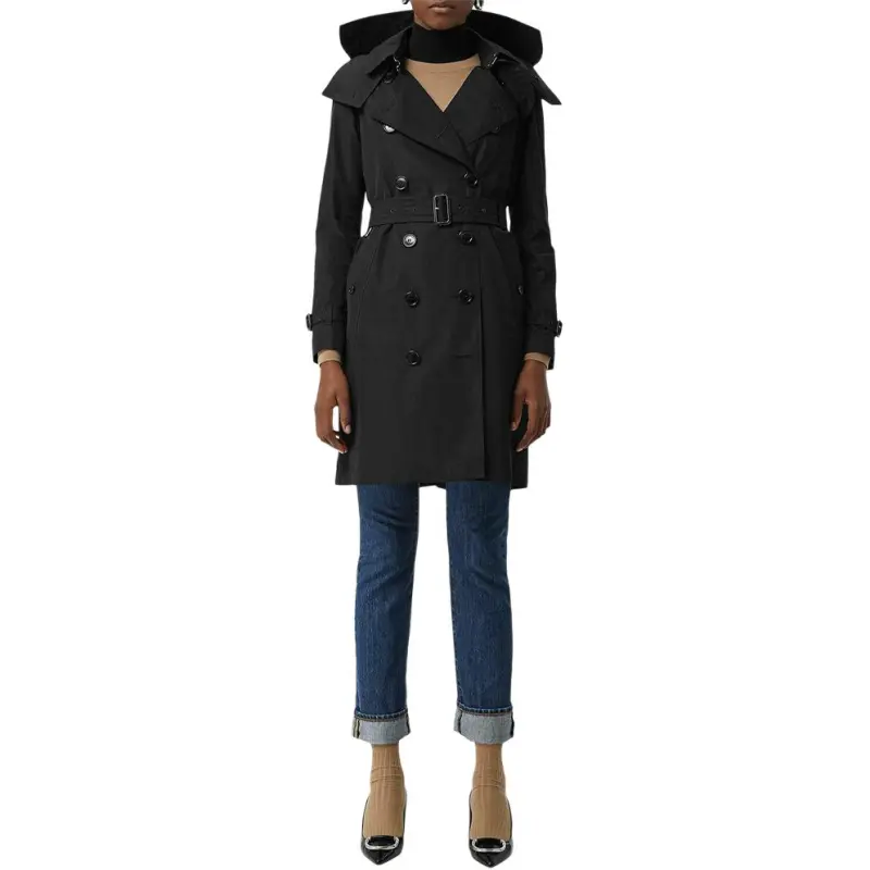 Burberry SS24 Trench Coat Women's Black-3
