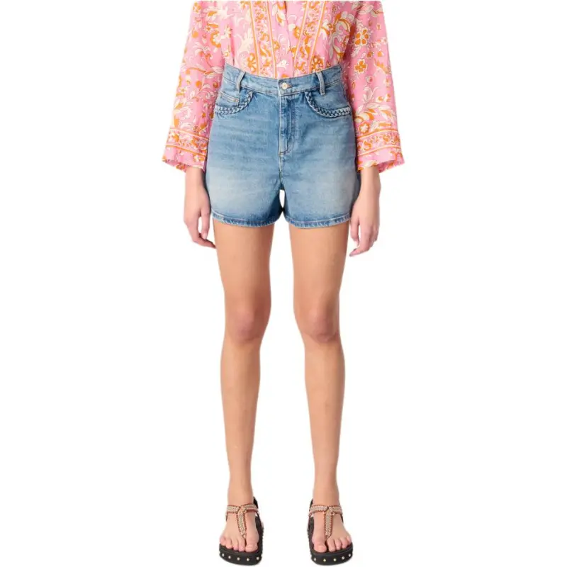Maje Denim Shorts-1