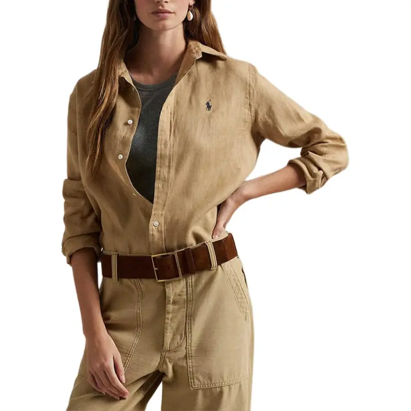 Polo Ralph Lauren FW24 Shirt Women's Brown-1