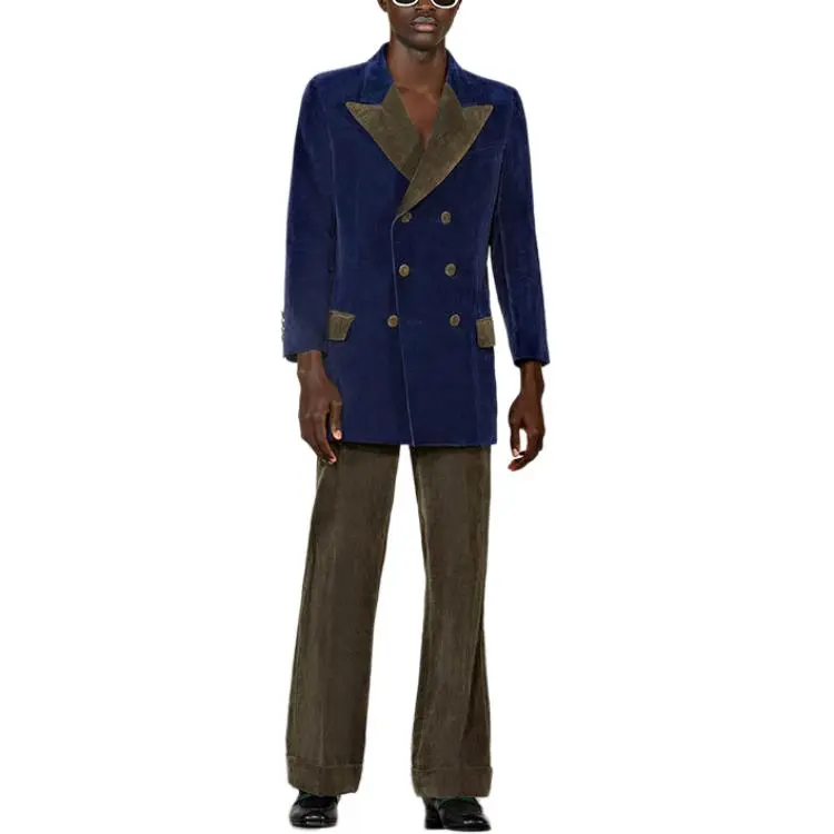 GUCCI Business Suits Men Dark Purple-1