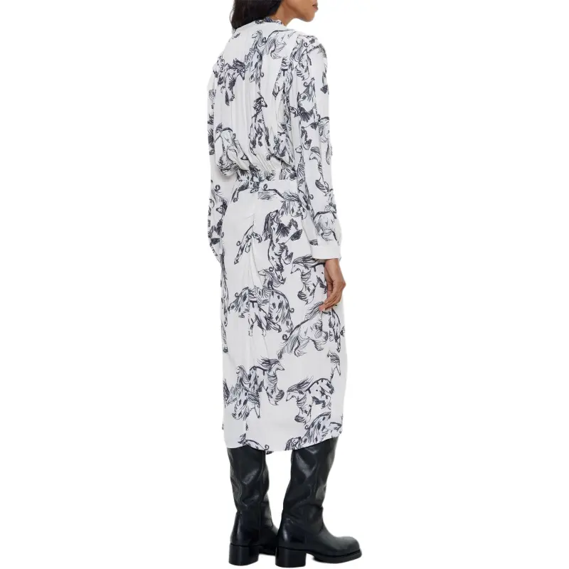 Bimba Y Lola Greyhound print Midi Dress-2