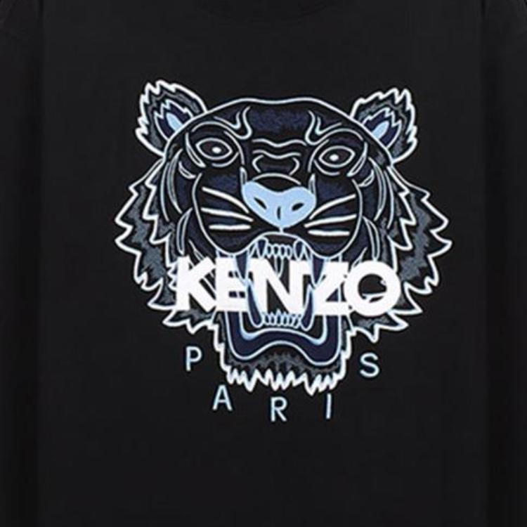 KENZO Classic Tiger Head Sweatshirts Men Black POIZON