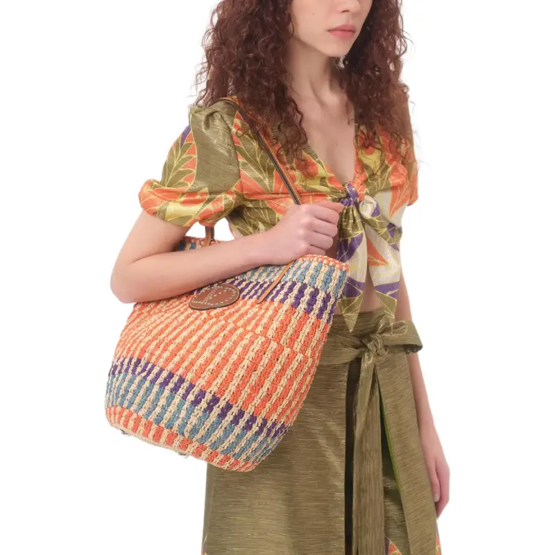 Valentino SS25 Crop Top Women's Multicolor-5