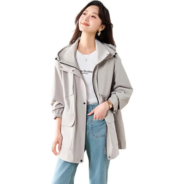 Yi Mengyuan Trench Coat Women's-4