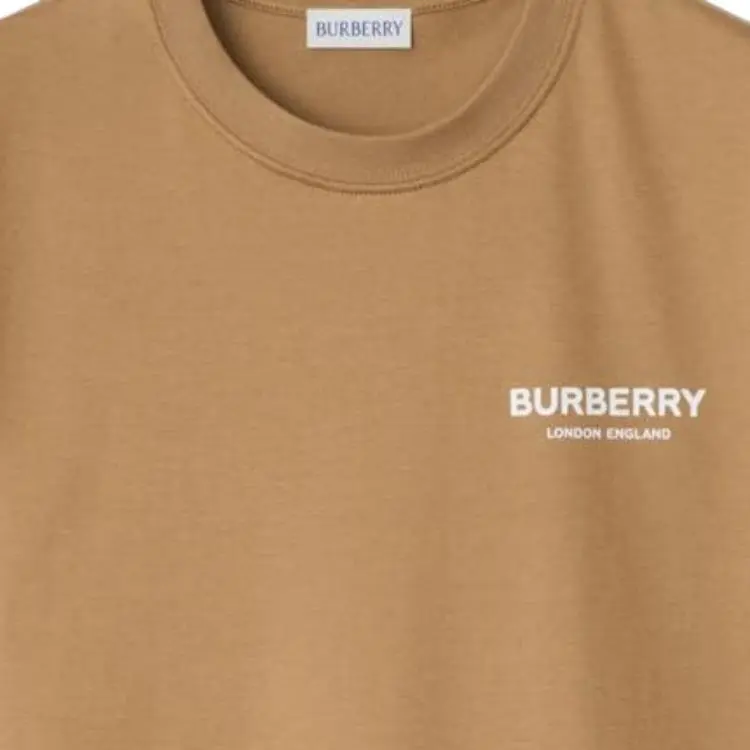 Burberry T Shirts Women's Beige-1