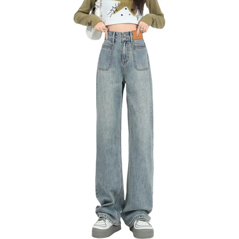 Weixi Jeans Women's Vintage Green-12