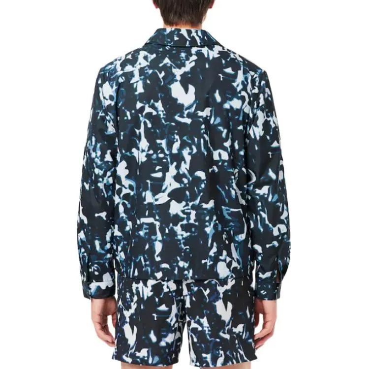 LACOSTE Abstract print Shirt Jacket-3