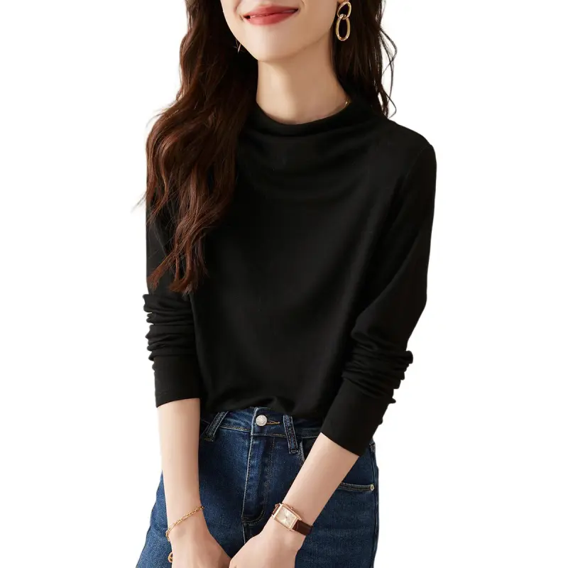 Mo Han Yi Mei Knitwear Women's Black-3