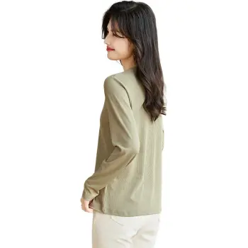 She Enjoys Drop Shoulder Sleeve T Shirt Women's Pea Green