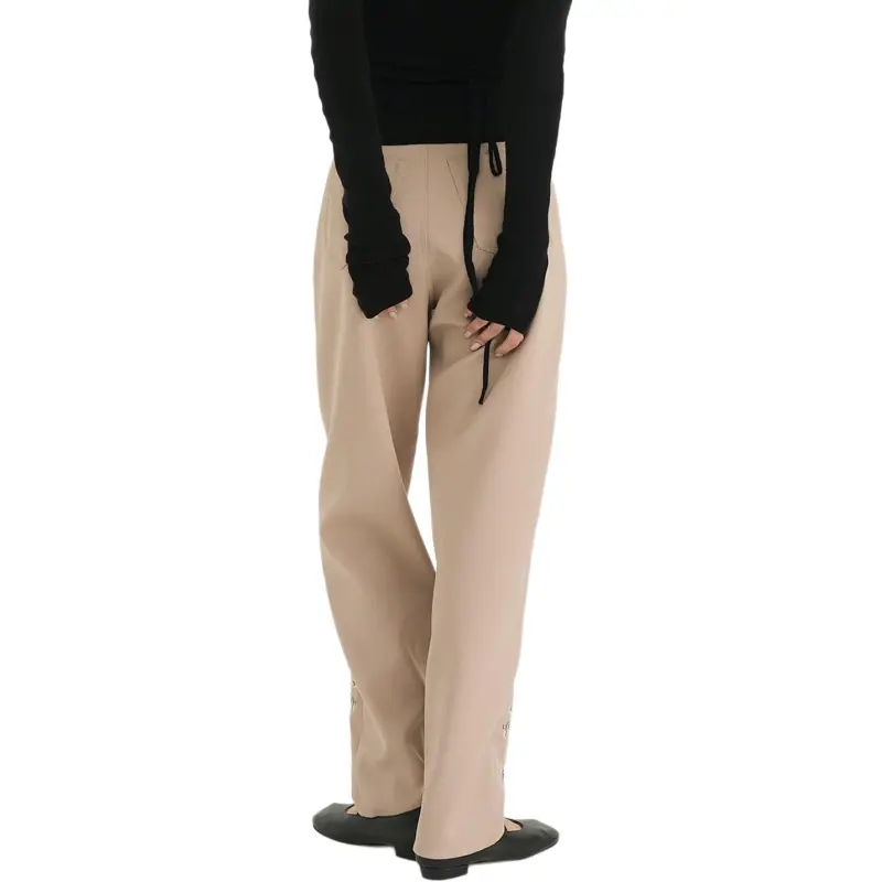 CLANE Casual Pants Women's Light Umber-3