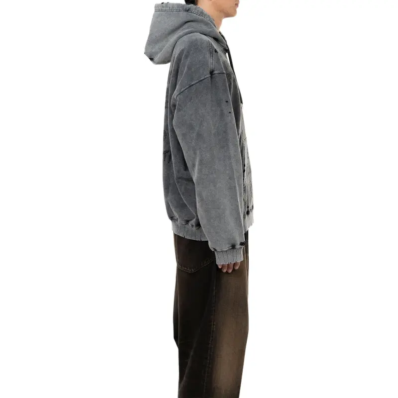 Maison Mihara Yasuhiro Bleached Hoodie-4