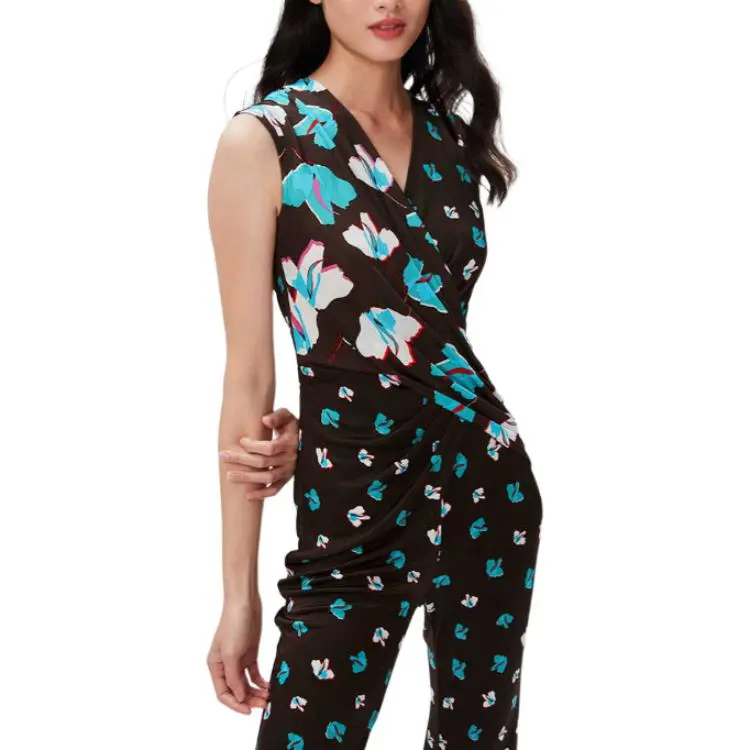 Diane Von Furstenberg Jumpsuit Women's Black-4