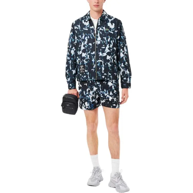 LACOSTE Abstract print Shirt Jacket-2