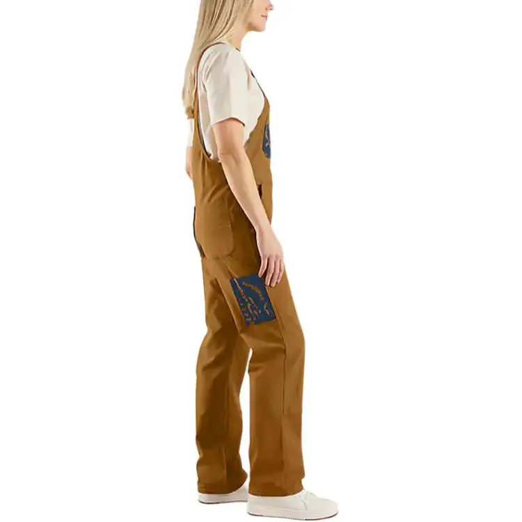 Carhartt Overalls Women's Brown-2