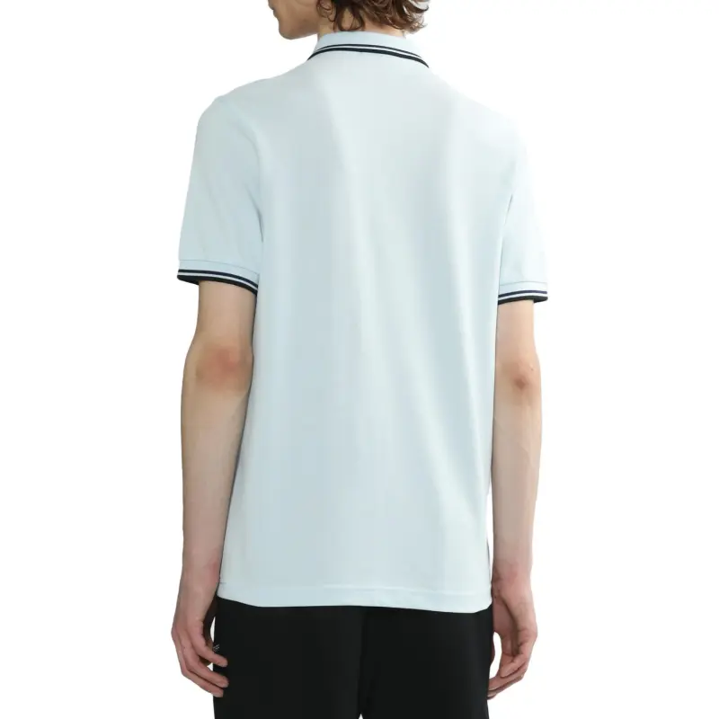FRED PERRY FW24 Polo Shirt Men's Light Blue-4